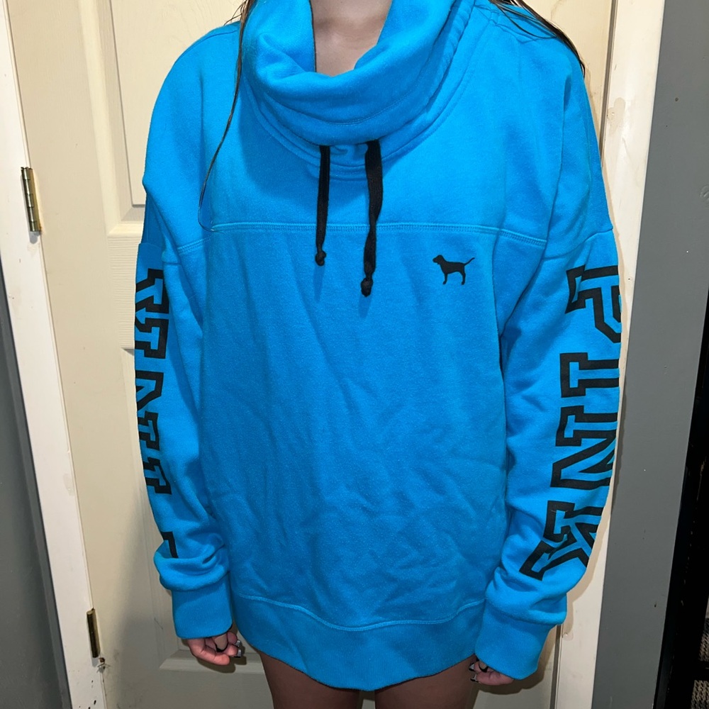 PINK Victoria's Secret Blue Hoodie